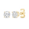 Thumbnail Image 0 of Round-Cut Diamond Solitaire Stud Earrings 1/2 ct tw 14K Yellow Gold (J/I3)