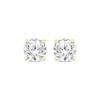 Thumbnail Image 1 of Round-Cut Diamond Solitaire Stud Earrings 1/2 ct tw 14K Yellow Gold (J/I3)