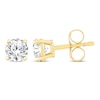 Thumbnail Image 2 of Round-Cut Diamond Solitaire Stud Earrings 1/2 ct tw 14K Yellow Gold (J/I3)