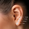 Thumbnail Image 4 of Round-Cut Diamond Solitaire Stud Earrings 1/2 ct tw 14K Rose Gold (J/I3)