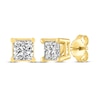 Thumbnail Image 0 of Princess-Cut Diamond Solitaire Stud Earrings 1/2 ct tw 14K Yellow Gold (J/I3)