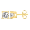 Thumbnail Image 2 of Princess-Cut Diamond Solitaire Stud Earrings 1/2 ct tw 14K Yellow Gold (J/I3)