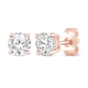 Thumbnail Image 0 of Round-Cut Diamond Solitaire Stud Earrings 3/4 ct tw 14K Rose Gold (J/I3)