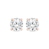Thumbnail Image 1 of Round-Cut Diamond Solitaire Stud Earrings 3/4 ct tw 14K Rose Gold (J/I3)