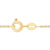 Thumbnail Image 3 of Diamond Smile Necklace 1/4 ct tw 10K Yellow Gold 18"