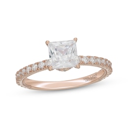 Neil Lane Artistry Princess-Cut Lab-Grown Diamond Engagement Ring 2 ct tw 14K Rose Gold