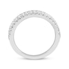 Thumbnail Image 3 of Threads of Love Diamond Anniversary Ring 1/2 ct tw 14K White Gold