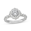 Thumbnail Image 1 of Neil Lane Artistry Heritage Round-Cut Lab-Grown Diamond Halo Engagement Ring 1-1/2 ct tw 14K White Gold