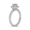 Thumbnail Image 2 of Neil Lane Artistry Heritage Round-Cut Lab-Grown Diamond Halo Engagement Ring 1-1/2 ct tw 14K White Gold