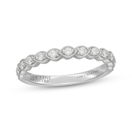 Neil Lane Artistry Heritage Lab-Grown Diamond Wedding Band 1/4 ct tw 14K White Gold