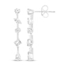 Thumbnail Image 1 of All You Are Multi-Shape Lab-Grown Diamond Drop Earrings 1-1/2 ct tw 14K White Gold
