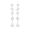 Thumbnail Image 2 of All You Are Multi-Shape Lab-Grown Diamond Drop Earrings 1-1/2 ct tw 14K White Gold