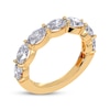 Thumbnail Image 2 of Adore Lab-Grown Diamonds Oval-Cut East-West Anniversary Ring 2 ct tw 14K Yellow Gold