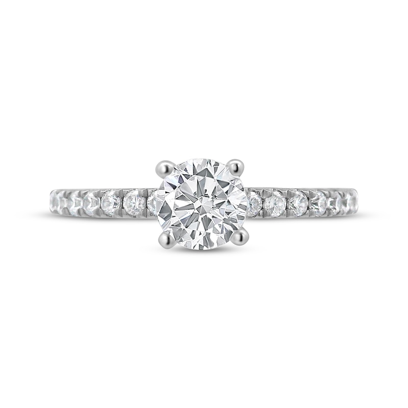Main Image 3 of Adore Heirloom Certified Round-Cut Diamond Engagement Ring 3/4 ct tw 18K White Gold