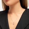 Thumbnail Image 5 of THE LEO Diamond Necklace 1/3 ct tw Round-cut 14K White Gold 19"