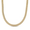 Thumbnail Image 1 of 7.6mm Curb Chain Necklace Hollow 10K Yellow Gold 22"