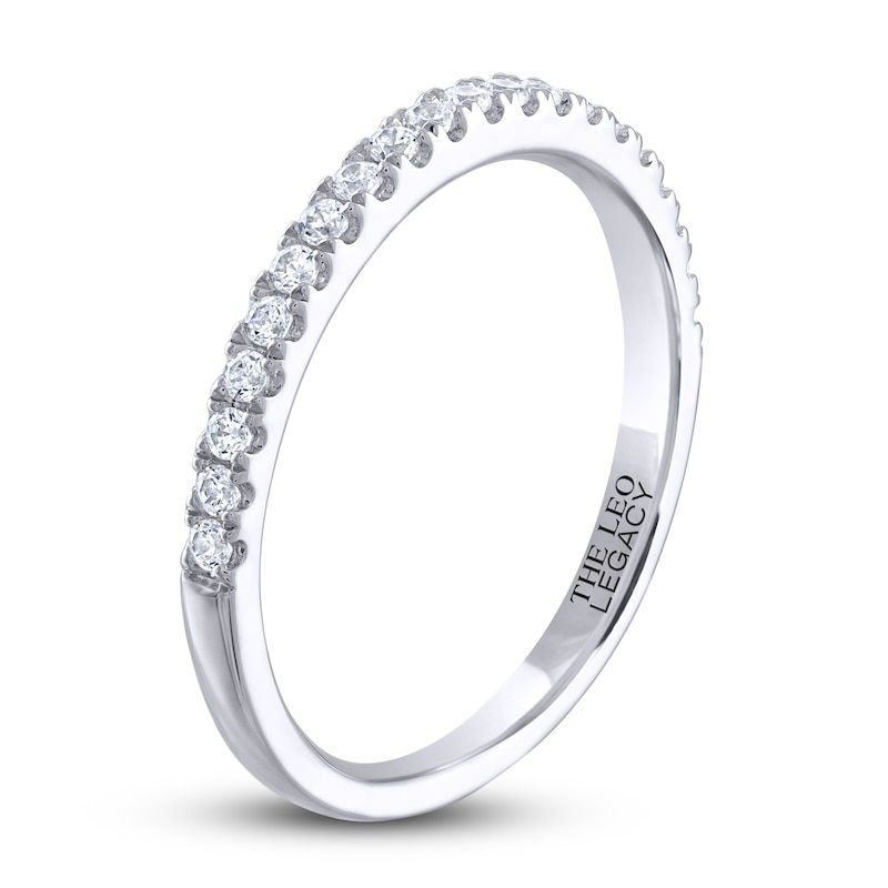 Main Image 2 of THE LEO Legacy Lab-Grown Diamond Wedding Band 1/4 ct tw 14K White Gold