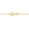 Thumbnail Image 3 of Lab-Grown Diamond Double Link Necklace 1/2 ct tw 24K Yellow Gold Vermeil Sterling Silver 18"