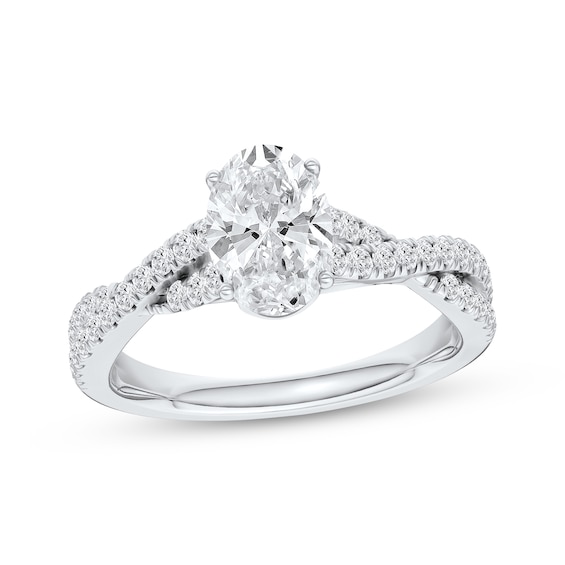Adore Heirloom Certified Oval-Cut Diamond Engagement Ring 1-1/3 ct tw Platinum