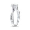 Thumbnail Image 2 of Adore Heirloom Certified Oval-Cut Diamond Engagement Ring 1-1/3 ct tw Platinum