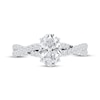 Thumbnail Image 4 of Adore Heirloom Certified Oval-Cut Diamond Engagement Ring 1-1/3 ct tw Platinum