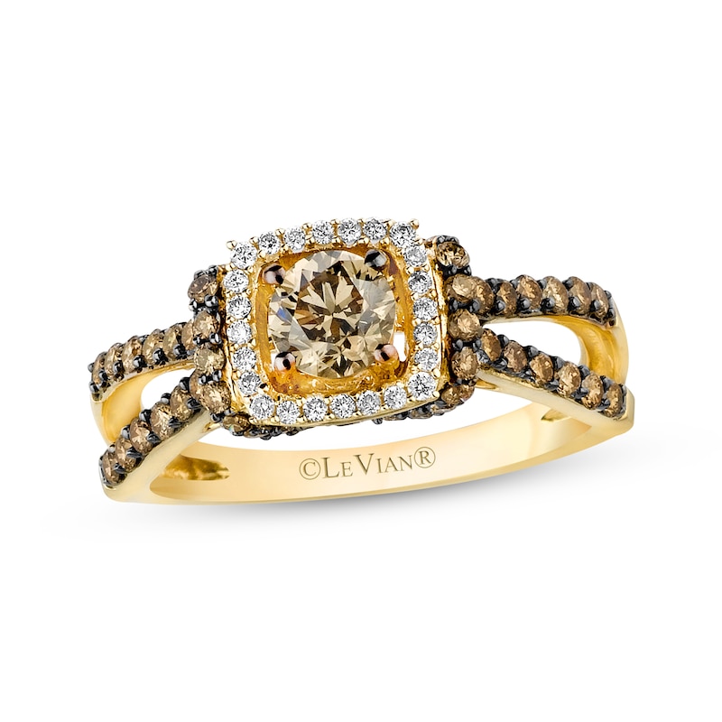 Main Image 1 of Le Vian Diamond Ring 1-1/6 ct tw 14K Honey Gold