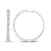 Thumbnail Image 3 of KAY Lab-Grown Diamonds Hoop Earrings 5 ct tw 10K White Gold