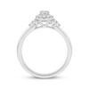 Thumbnail Image 3 of Adore Lab-Grown Diamonds Oval-Cut Halo Engagement Ring 1/2 ct tw 10K White Gold