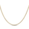 Thumbnail Image 1 of Men's KAY Lab-Grown Diamonds Tennis Necklace 8 ct tw 10K Yellow Gold 20"