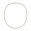 Thumbnail Image 2 of Men's KAY Lab-Grown Diamonds Tennis Necklace 8 ct tw 10K Yellow Gold 20"