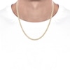 Thumbnail Image 4 of Men's KAY Lab-Grown Diamonds Tennis Necklace 8 ct tw 10K Yellow Gold 20"