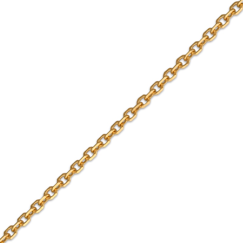 Main Image 2 of Twisted Bar Bolo Bracelet 10K Yellow Gold 9"