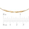 Thumbnail Image 4 of Twisted Bar Bolo Bracelet 10K Yellow Gold 9"