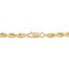 Thumbnail Image 3 of 4.5mm Silk Rope Chain Necklace Solid 14K Yellow Gold 22"