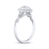 Thumbnail Image 2 of Adore Marquise-Cut Diamond Double Halo Engagement Ring 1 ct tw 14K White Gold