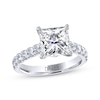 Thumbnail Image 1 of THE LEO Legacy Lab-Grown Diamond Princess-Cut Engagement Ring 3-1/2 ct tw 14K White Gold