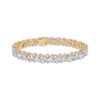 Thumbnail Image 1 of KAY Lab-Grown Diamonds Marquise, Pear & Round-Cut Tennis Bracelet 15 ct tw 14K Yellow Gold 7"