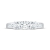 Thumbnail Image 3 of Adore Round-Cut Diamond Three-Stone Engagement Ring 1-1/2 ct tw 14K White Gold