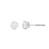 Thumbnail Image 0 of THE LEO Diamond Earrings 1 ct tw Round-cut 14K White Gold (I/I1)