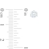 Thumbnail Image 1 of THE LEO Diamond Earrings 1 ct tw Round-cut 14K White Gold (I/I1)