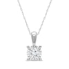 Thumbnail Image 1 of Radiant Reflections 1/4 ct tw Diamonds 10K White Gold Necklace 18" (J/I3)