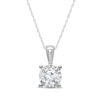 Thumbnail Image 0 of Radiant Reflections Diamond Necklace 1/2 ct tw Round-cut 10K White Gold (J/I3)