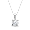 Thumbnail Image 1 of Radiant Reflections Diamond Necklace 1/2 ct tw Round-cut 10K White Gold (J/I3)