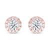 Thumbnail Image 3 of KAY Lab-Grown Diamonds Stud Earrings 1 ct tw 14K Rose Gold (F/VS2)