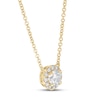 Thumbnail Image 2 of KAY Lab-Grown Diamonds Necklace 1/2 ct tw 14K Yellow Gold 19" (F/VS2)
