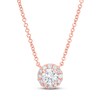 Thumbnail Image 1 of KAY Lab-Grown Diamonds Necklace 1/2 ct tw 14K Rose Gold 19" (F/VS2)