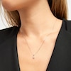 Thumbnail Image 5 of GSI Solitaire Diamond Necklace 1/3 ct tw Round-cut 14K White Gold 18" (I/I1)
