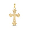 Thumbnail Image 1 of Men's Nugget Cross Charm 14K Yellow Gold