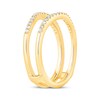 Thumbnail Image 2 of Adore Round-Cut Diamond Contoured Enhancer Ring 1/4 ct tw 14K Yellow Gold