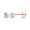 Thumbnail Image 0 of Lab-Created Diamonds by KAY Round-Cut Solitaire Stud Earrings 1 ct tw 14K Rose Gold (I/SI2)